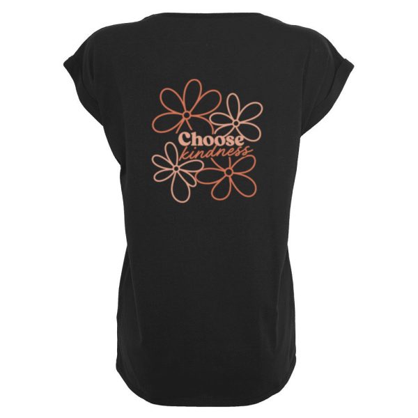 Choose kindness T-shirt dames zwart