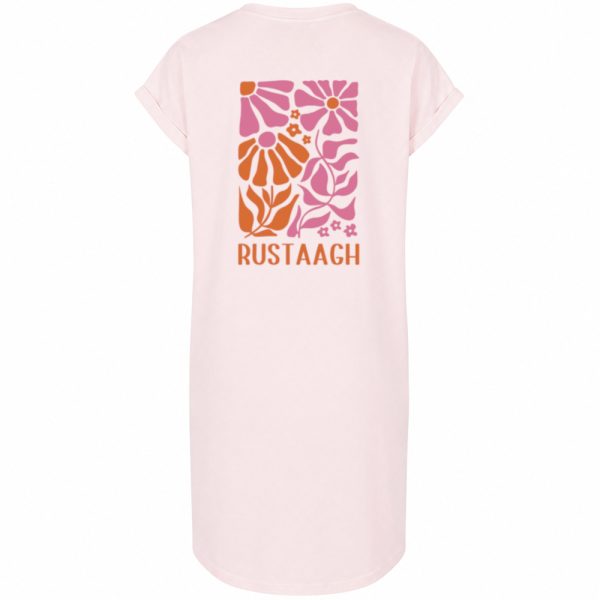 Flower orange dress roze
