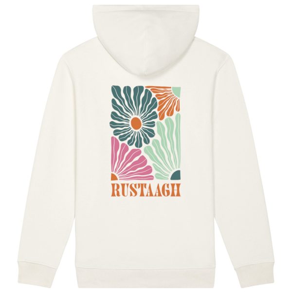 Flower green hoodie off white