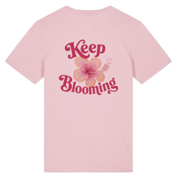Keep blooming T-shirt roze