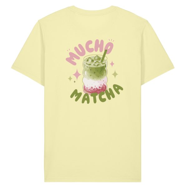 Mucho matcha T-shirt geel
