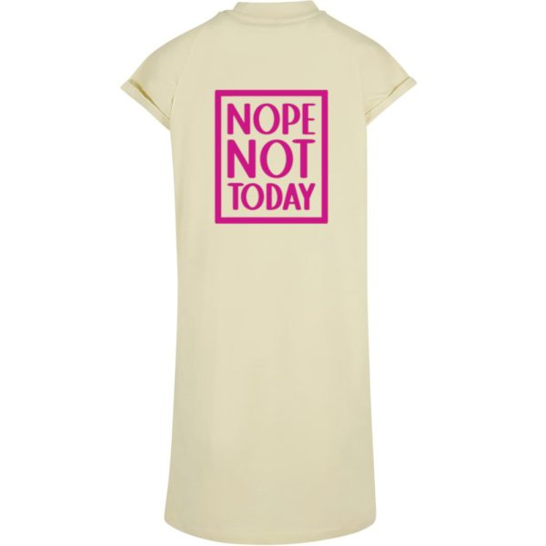 Nope not today dress geel