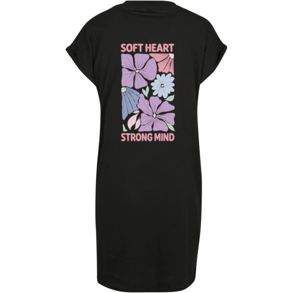 Soft heart pastel dress zwart