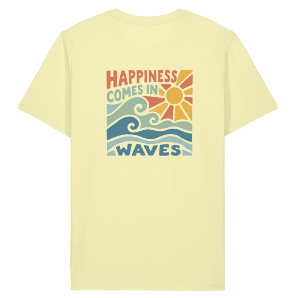 Happiness T-shirt geel