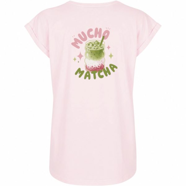 Mucho matcha T-shirt dames roze