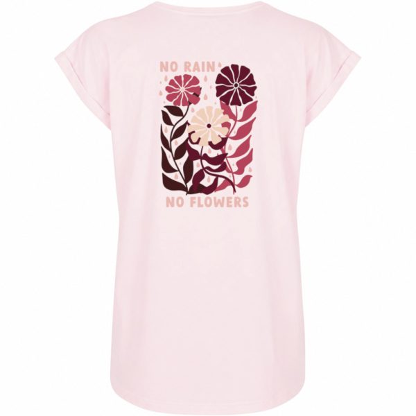 No rain T-shirt dames roze