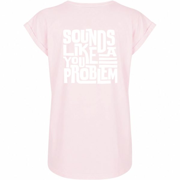 You problem T-shirt dames roze