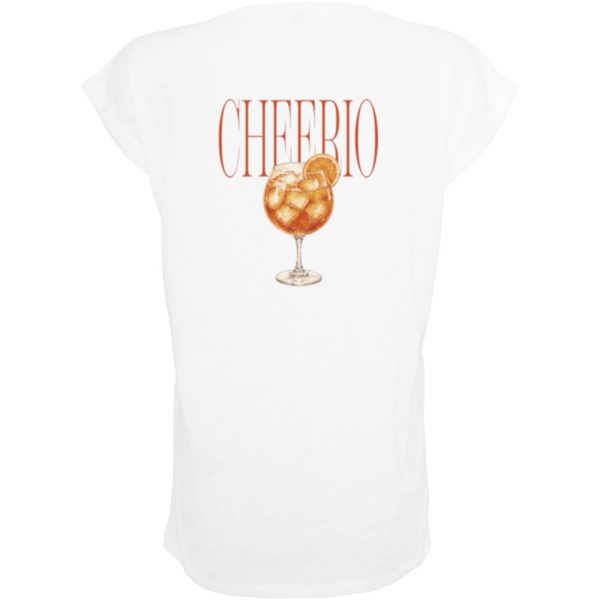 Cheerio T-shirt dames wit
