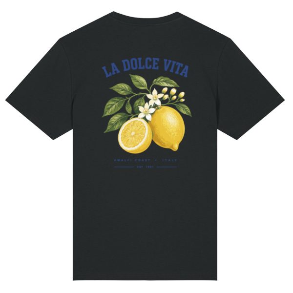 La dolce vita T-shirt zwart