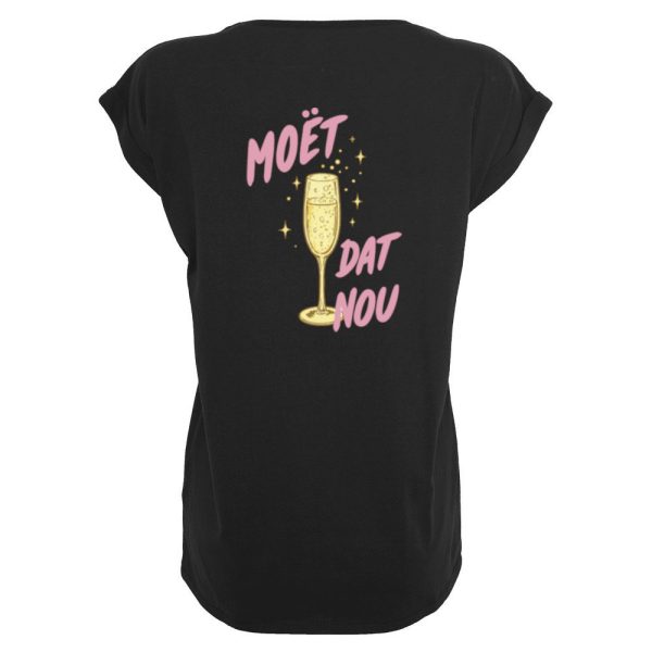 Moët dat nou T-shirt dames zwart