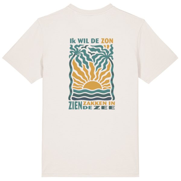 Zon zien zakken zee T-shirt off white