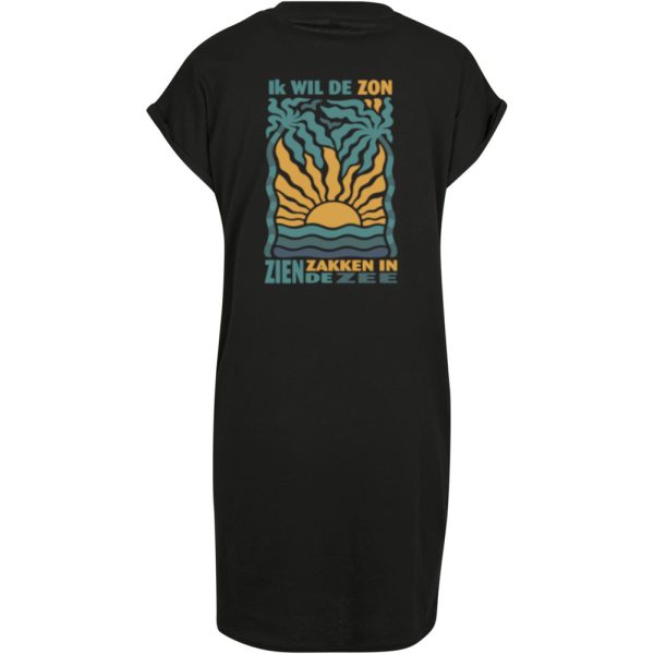 Zon zien zakken zee dress zwart