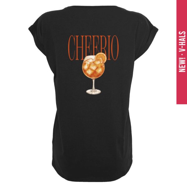 Cheerio V-hals T-shirt dames