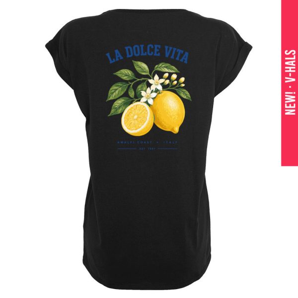 La dolce vita V-hals T-shirt dames
