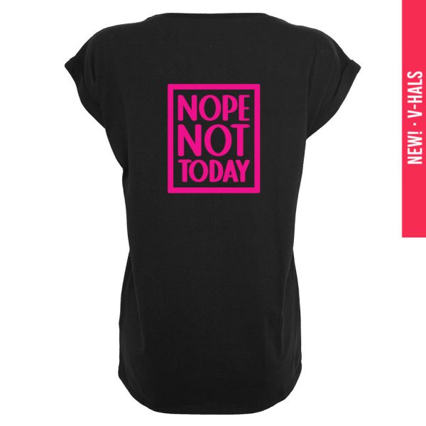 Nope V-hals T-shirt dames