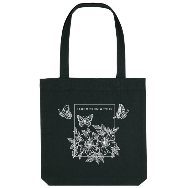Bloom from within tote bag
