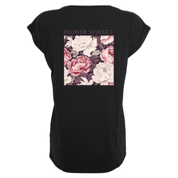Flower market T-shirt dames