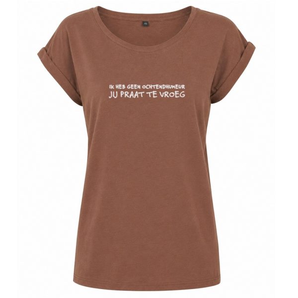 Ochtendhumeur T-shirt dames