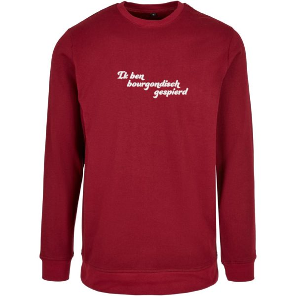 Sweater Bordeaux - Bourgondisch gespierd