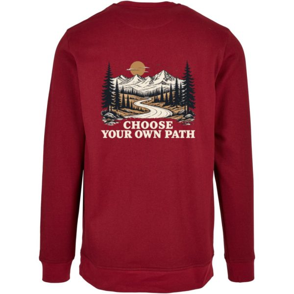 Sweater Bordeaux - Choose your path
